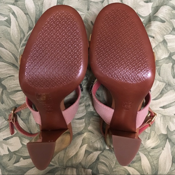 NWOT Tory Burch Delaney Embellished Heels - Picture 5 of 8